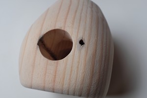 frasco madera tapar agujero ideas locas juguete bricolaje
